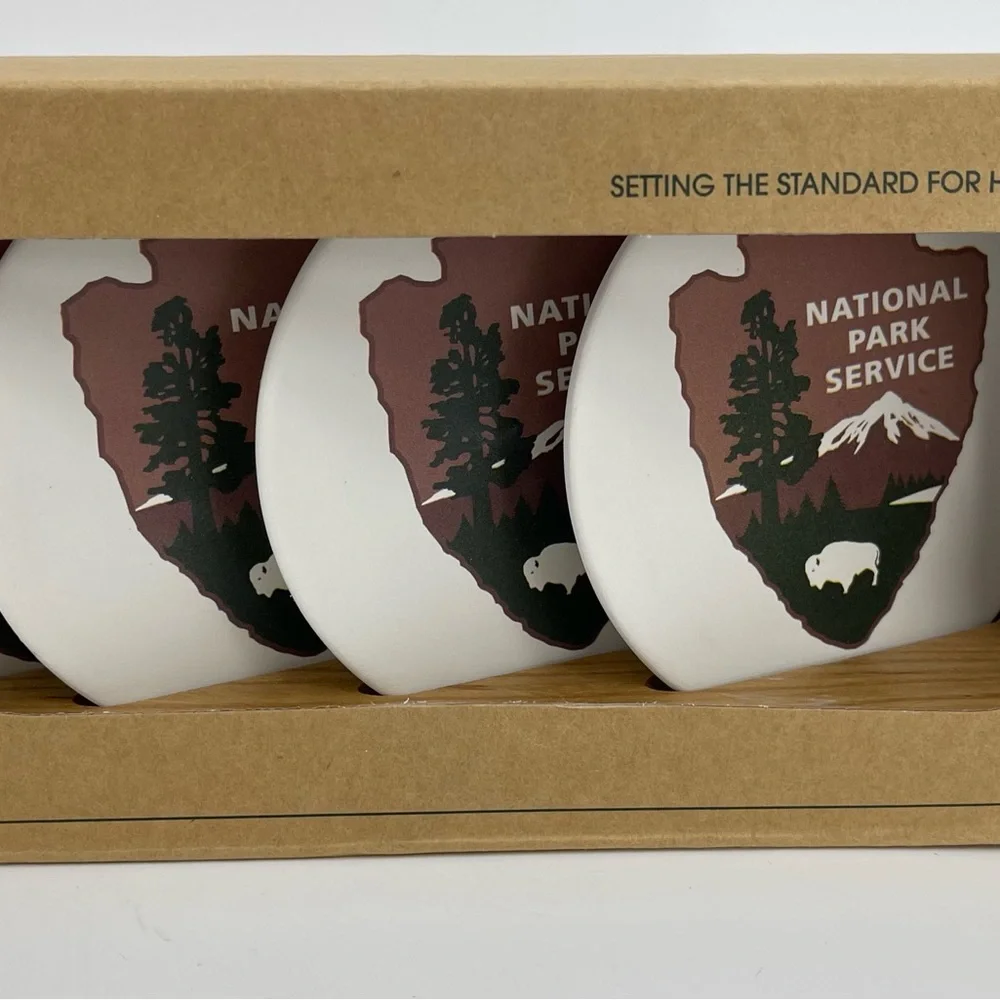 National Park Service NPS Lego Set of 4 Sandstone Creations Coasters NIB New HTF